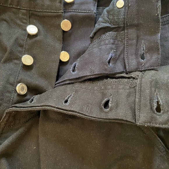 H&M blue and black slim fit shorts, size 30 - Picture 3 of 4